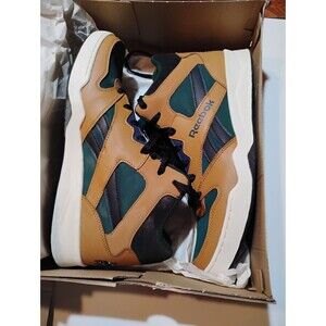 Size 12- Reebok Royal BB4500 Hi2 Wild Brown Forest Green for sports Casual dress